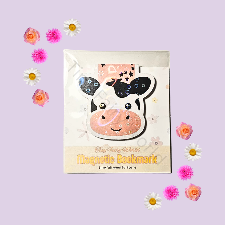 Cow Magnetic Bookmark